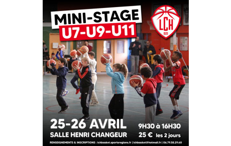 Un mini-stage pour les petits basketteurs !