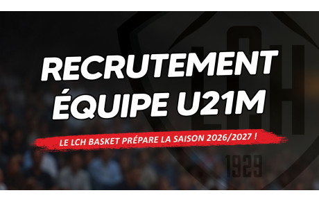 Notre équipe U21M recrute !